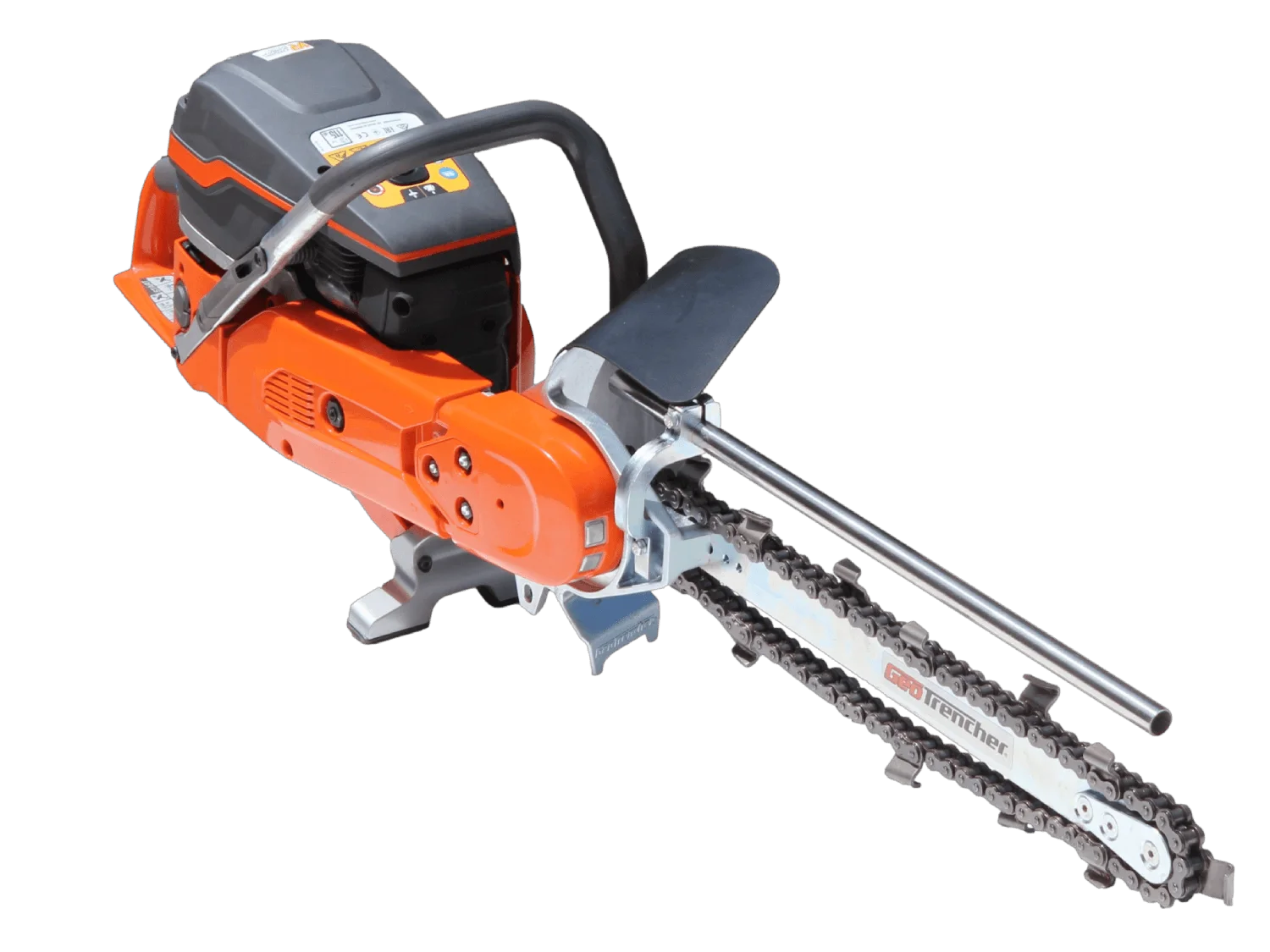 <h1><span data-sheets-root="1">Husqvarna Trenchers K970 GeoTrencher</span></h1> <strong>Unleash Efficiency with Husqvarna K970 Powerhead and 500mm or 700mm GeoTrencher</strong> Are you in search of a trencher that combines robust performance, durability, and eco-friendliness? Look no further than the Husqvarna trenchers range, featuring the Husqvarna K970 Powerhead paired with the 500mm or 700mm GeoTrencher. This powerful duo stands ready to tackle the toughest trenching tasks, offering a reliable and versatile solution for a range of applications. <strong>This package includes 2 x 38mm wide trenching chains for your selected bar size.</strong> husqvarna trenchers