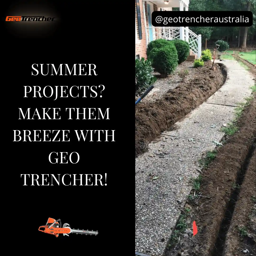 graphic of a newly dug trench
