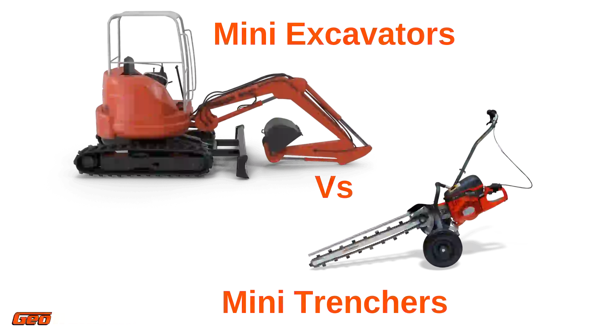 mini excavator vs mini trencher comparison