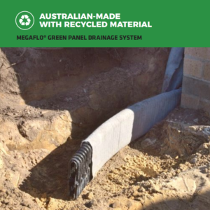 Installing Megaflo® Green Panel Drainage System with GeoTrencher ...