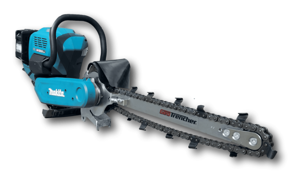 GeoTrencher – Makita CE001 80V - 400mm Trencher - GeoTrencher