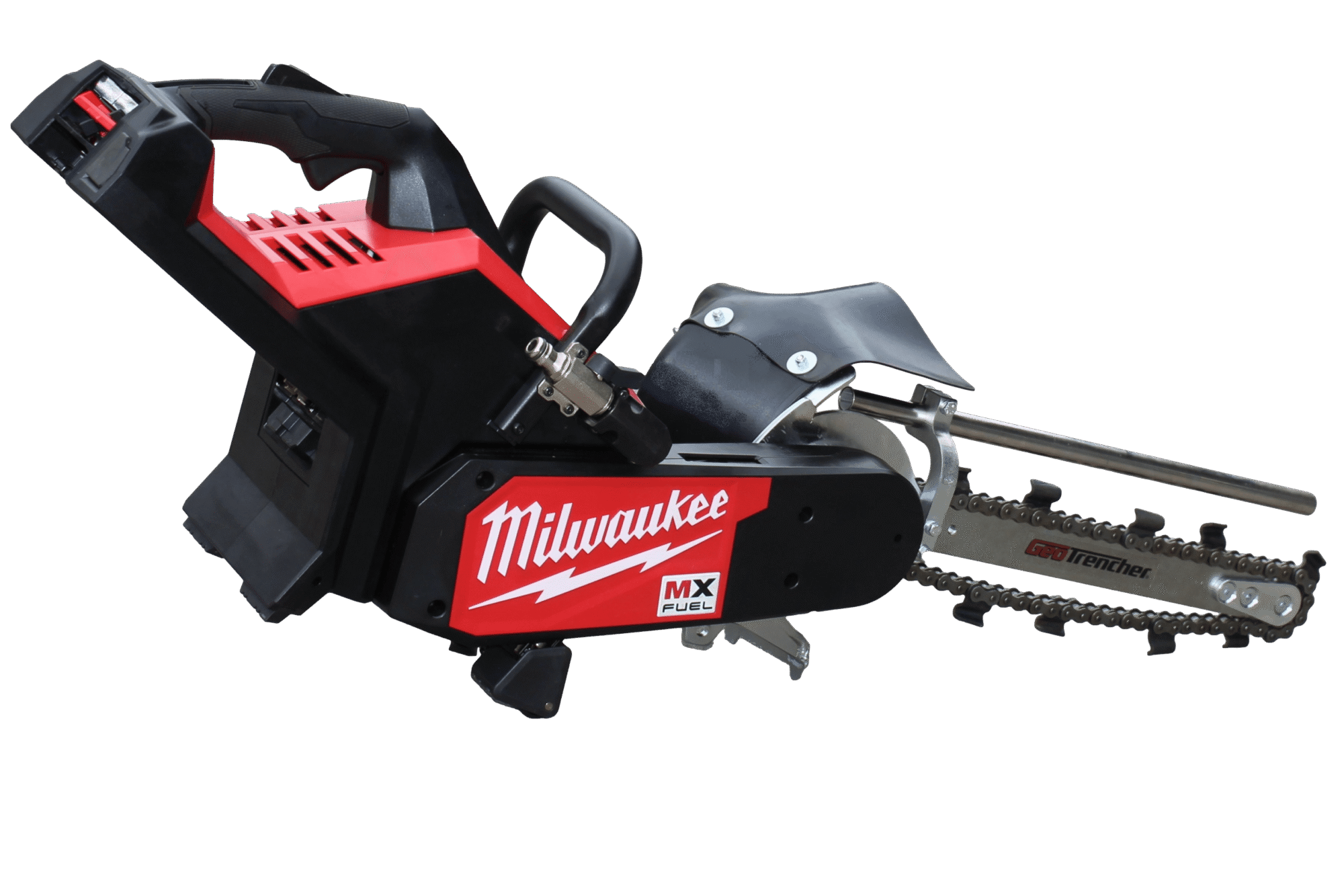 a nice photo of the Milwaukee Powered GeoTrenher